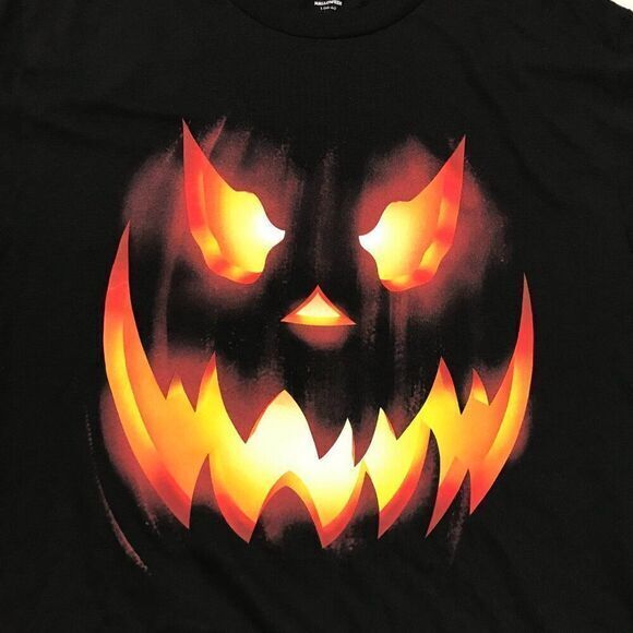 Celebrate Halloween Black Jack O'Lantern T shirt Large nwt - Picture 2 of 4
